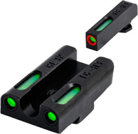 Truglo TFX PRO Handgun Sight, Glowing Shock Proof Tritium and Fiber Optic Night Sight for Handguns