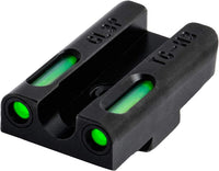 Truglo TFX PRO Handgun Sight, Glowing Shock Proof Tritium and Fiber Optic Night Sight for Handguns