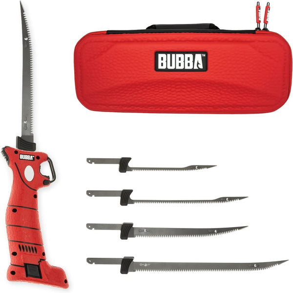 BUBBA Li-Ion Cordless Electric Fillet Knife with Non-Slip Grip Handle