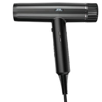 JRL Forte Pro Dryer - Professional Hair Blow Dryer with Diffuser w/Ionic Generator to Help Reduce Drying Time, Frizz and Static - Fast Hair Dryer w/ 3 Temperature Settings and Speed Settings (Black)