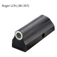 XS SIGHTS New Standard Dot Night Sights for Ruger LCR Pistols, Glow Sights for Tactical Applications, Fits Multiple LCR Calibers