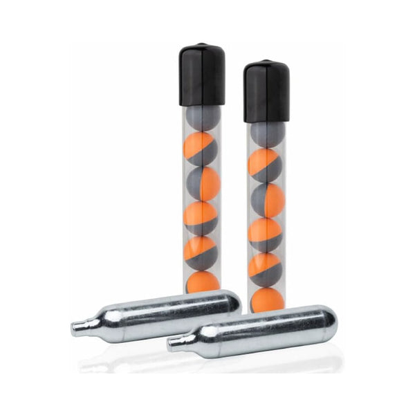 SABRE Home Defense Pepper Projectile Launcher Refill Kit 14 Red Pepper Powder Projectiles and 2 CO2 Cartridges