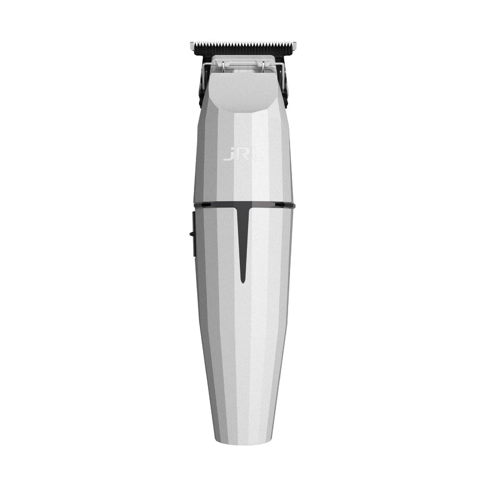 Amazon Series JRL Ghost Professional Cordless Hair Trimmer w/EZ-Gap M Blade, Smart-Clip Technology, 3.5hr Run time, 8200 RPM, Ultra Sharp T-Blade for Men's Grooming (White)
